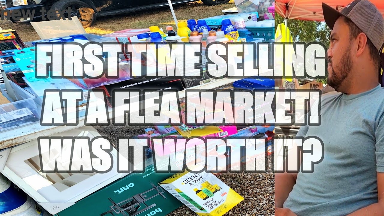 FIRST TIME FLEA MARKET SALE || COME ALONG WITH ME || EXPERIENCE & OUTCOME || #fleamarket #reselling