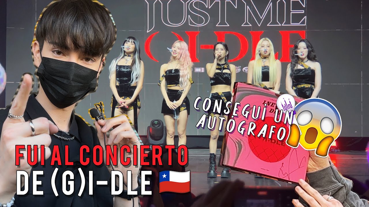¡Conseguí un autógrafo! 💜 Concierto (G)I-DLE en Santiago || VLOG 📹