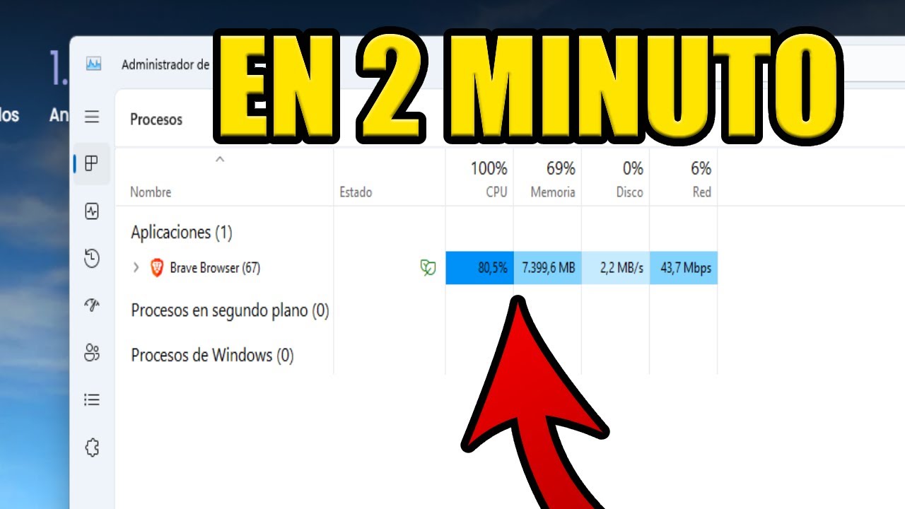 ✅ SOLUCION BRAVE CONSUME MUCHA memoria RAM y CPU