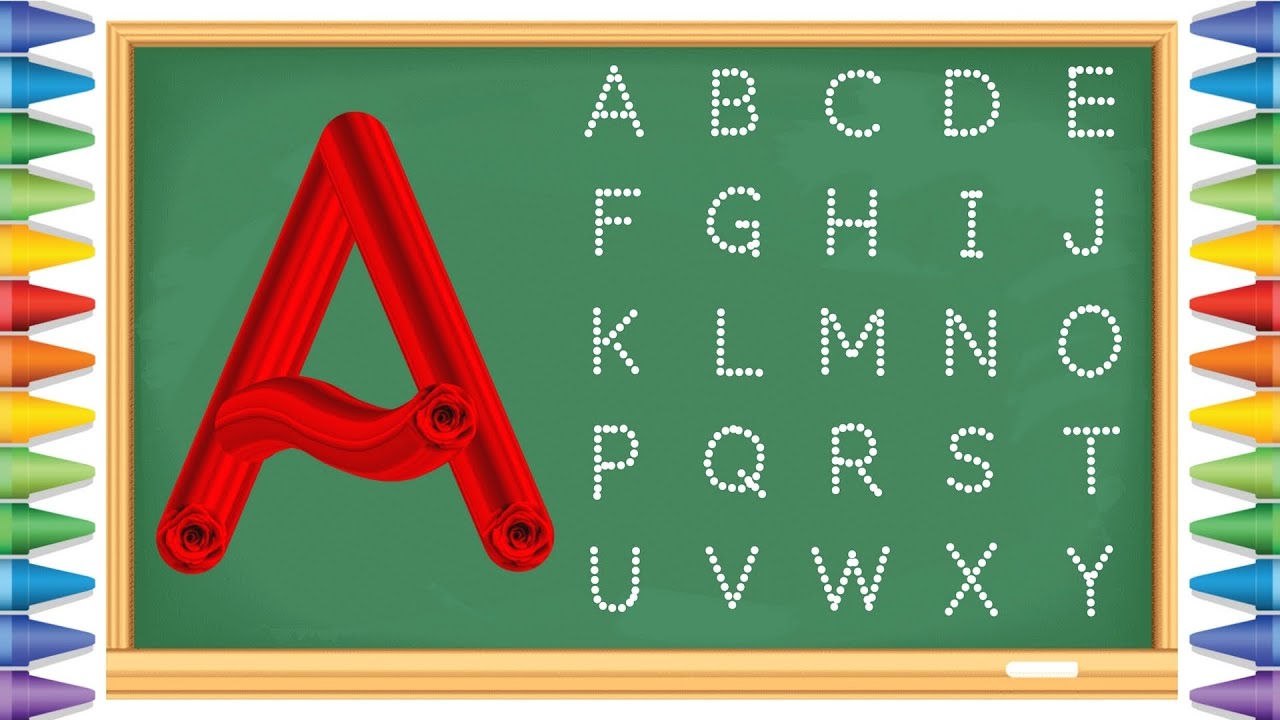 [알파벳 놀이] 유아와 어린이를 위한 ABCD 대문자 A부터 Z까지 쓰기 | Kids Alphabet A to Z | abc song | a for apple | abcd song