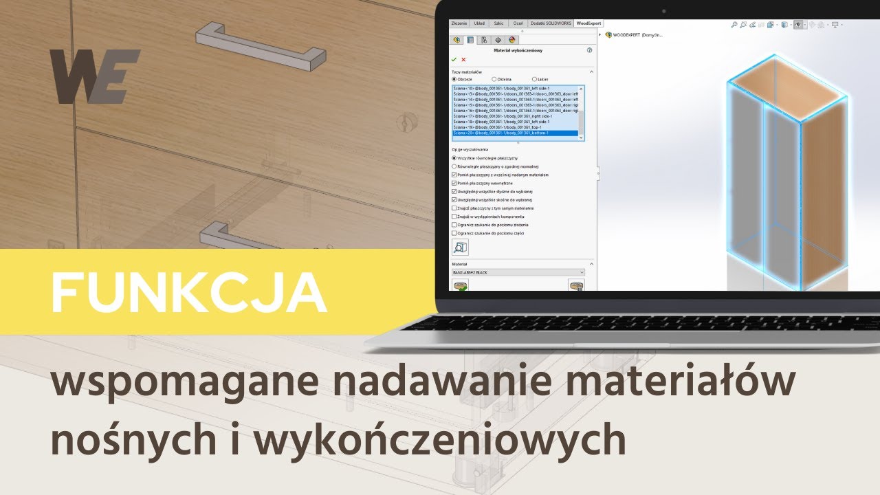 Wspomagane nadawanie materiał&oacute;w nośnych i wykończeniowych - WOODEXPERT