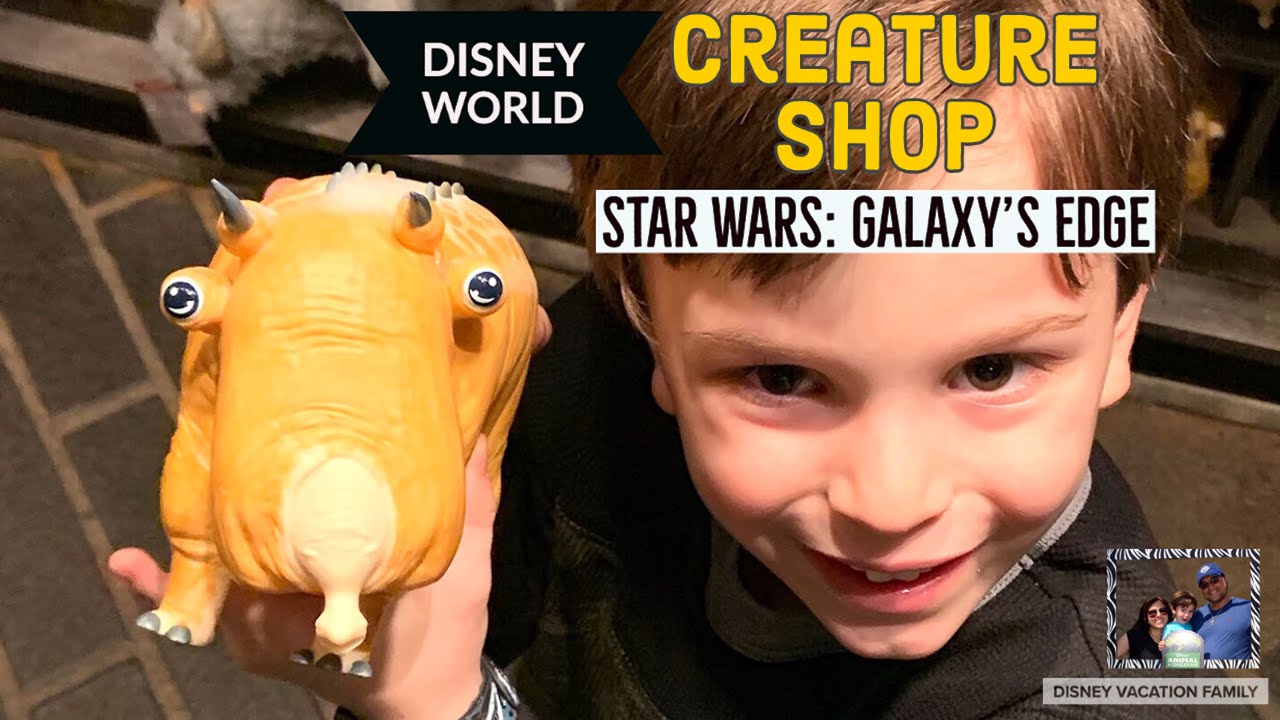 Creature Stall STAR WARS Galaxy's Edge DISNEY WORLD - Adopting a Rathtar