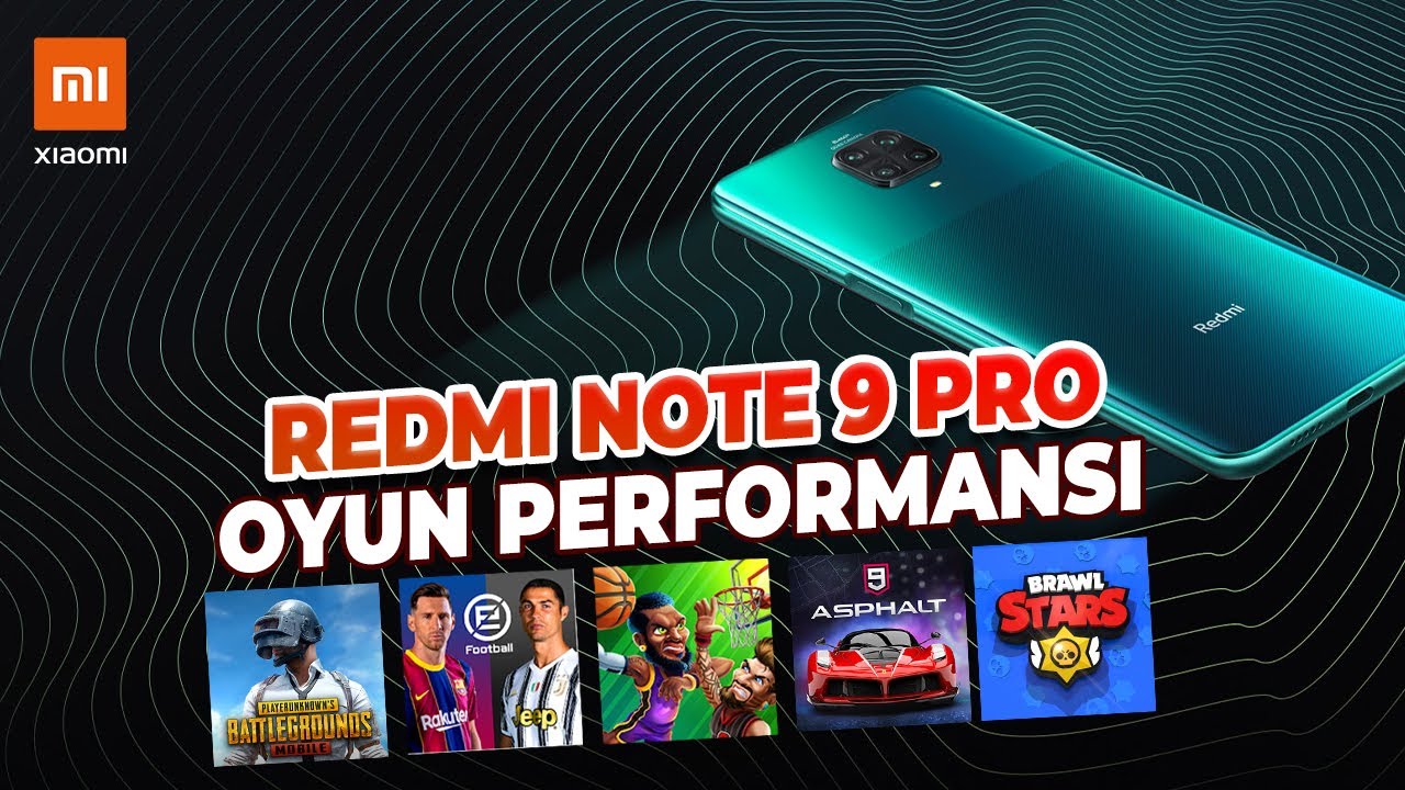 Redmi Note 9 Pro Oyun Performans Testi | Pubg, Brawl Stars, Pes 2021, Basketbol Arena