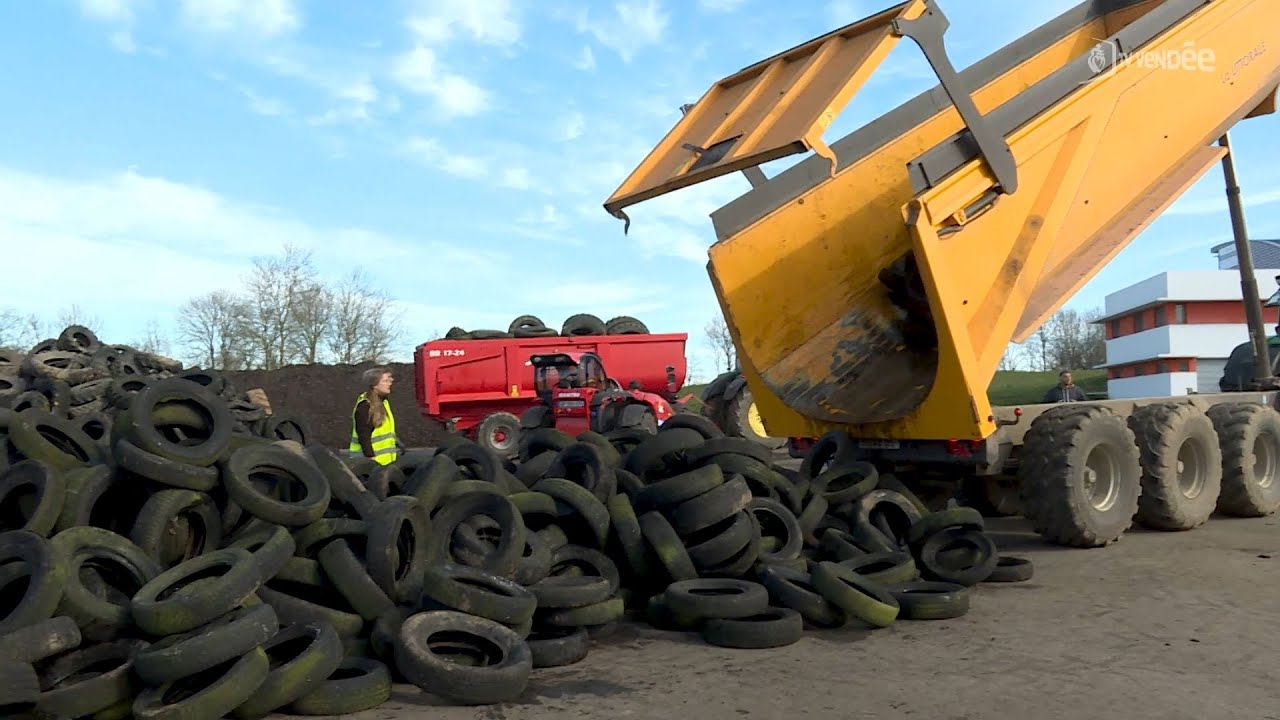 Foussais-Payré : 2100 tonnes de pneus de tracteurs collectées pour le recyclage