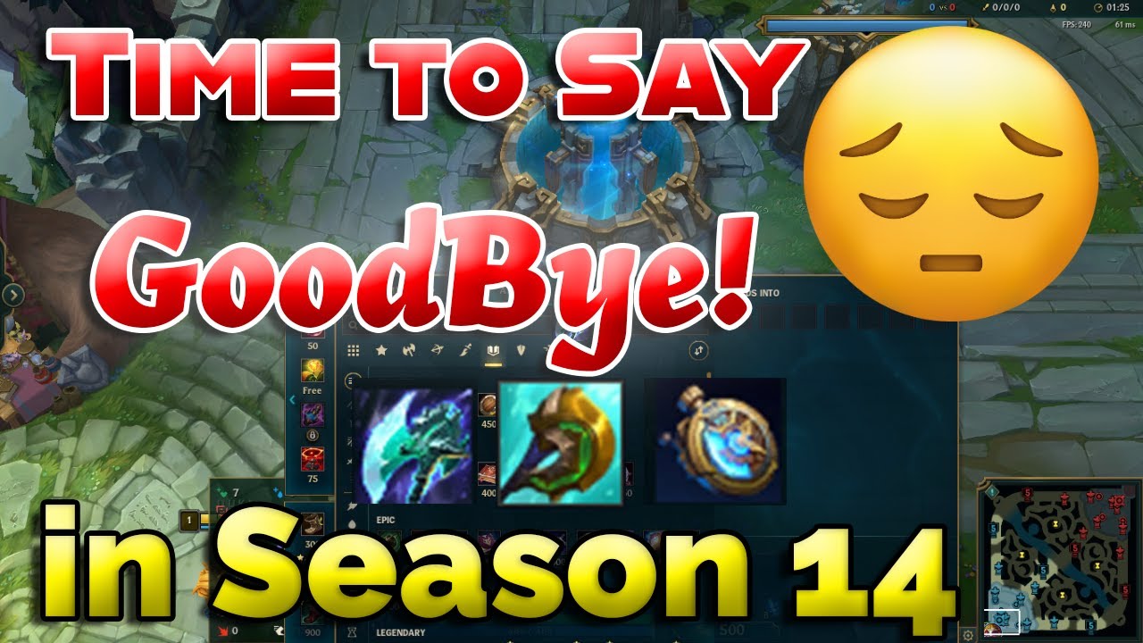 All Removed items in League of legends Season 2024 | Lol S14 Changes