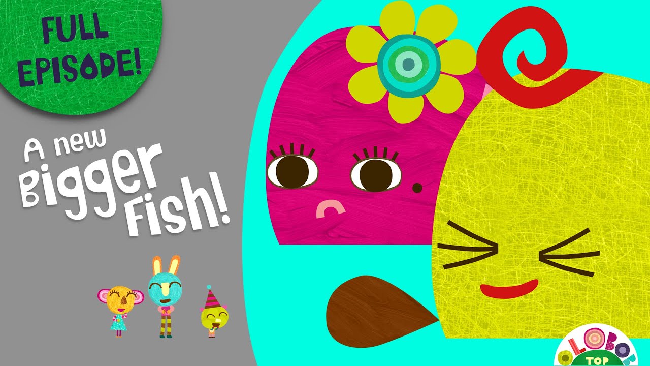 Bigger Fish - FULL EPISODE! Olobob ⌒ Top│#creativeplay #bigfish