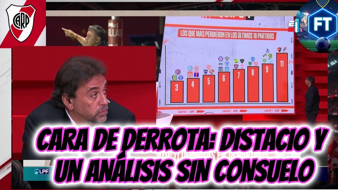 DISTACIO, GOLPEADO POR EL PRESENTE DE RIVER