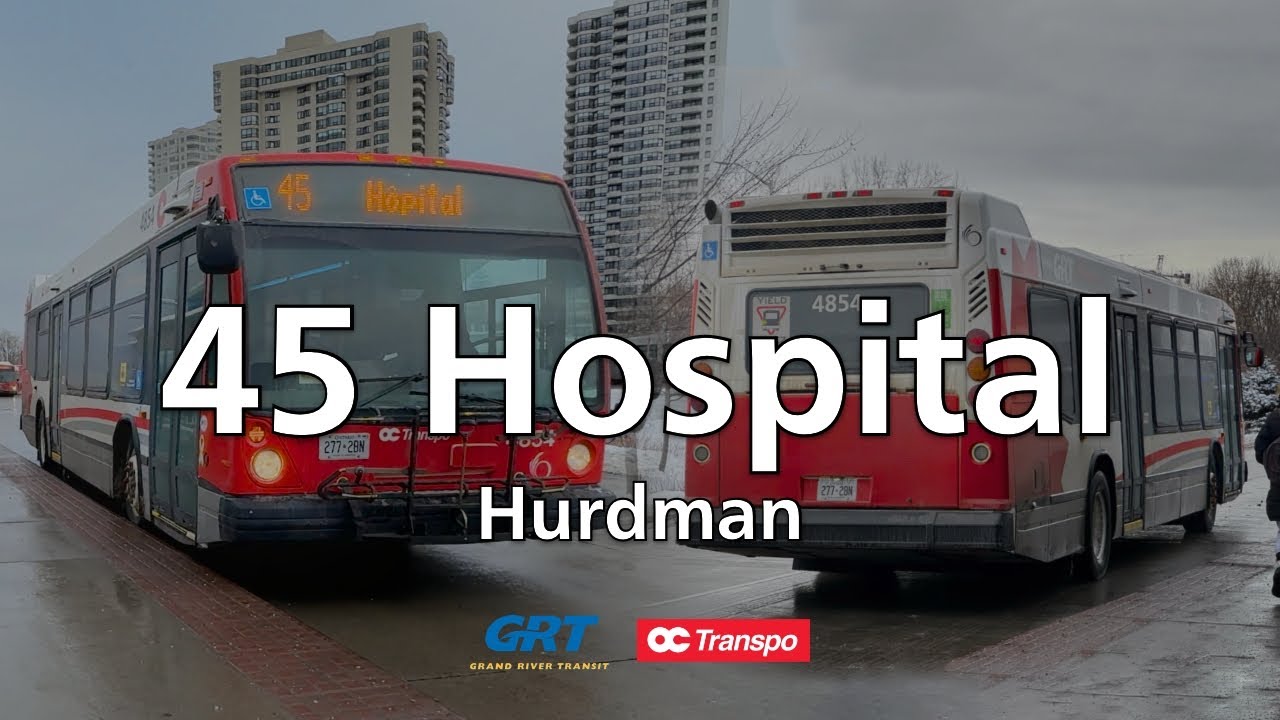 Route 45 Full Ride | OC Transpo ex-GRT 2009 Nova Bus LFS  | Ottawa 🚏