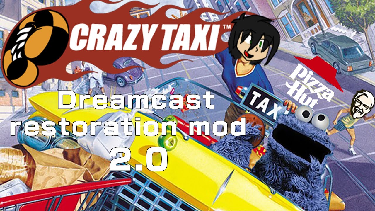 Crazy taxi Dreamcast restoration mod 2.0