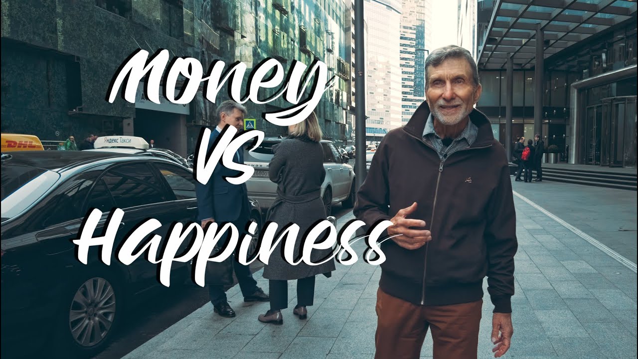 Money vs Happiness | Happy man