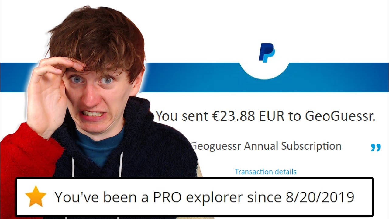 I accidentally paid for ANOTHER year of Geoguessr Pro