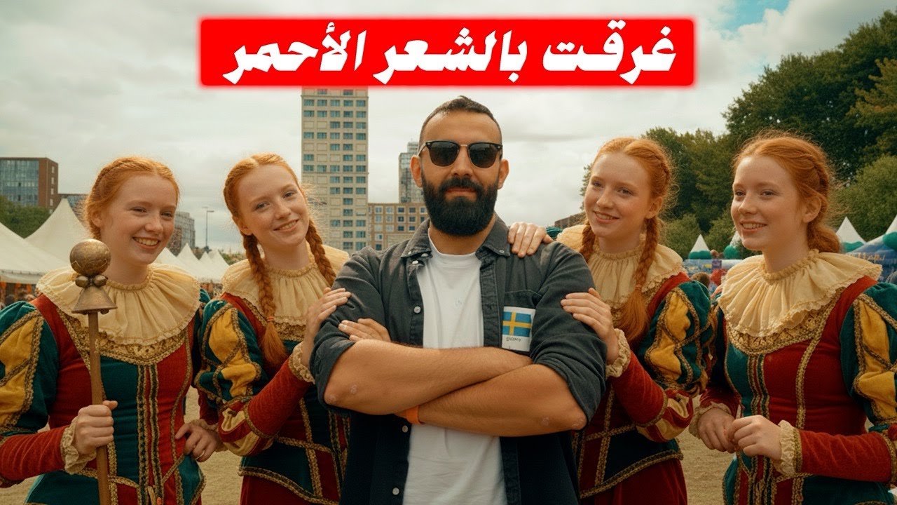 مهرجان الشعر الأحمر الأغرب في العالم 🇳🇱  وسبب ولادة الطفل بالشعر الأحمر 👨🏻‍🦰؟ REDHEAD DAYS