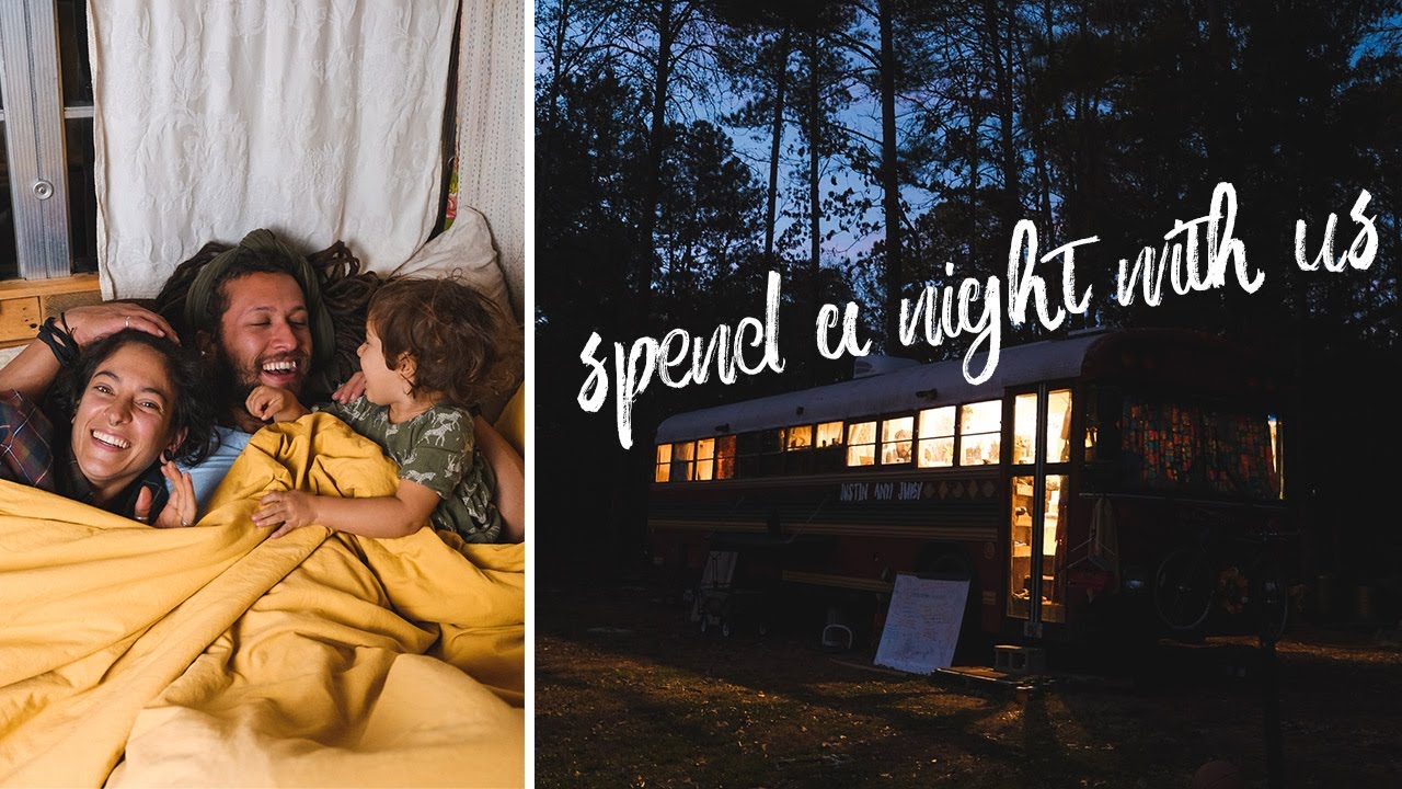 Night Routine // Living in a bus