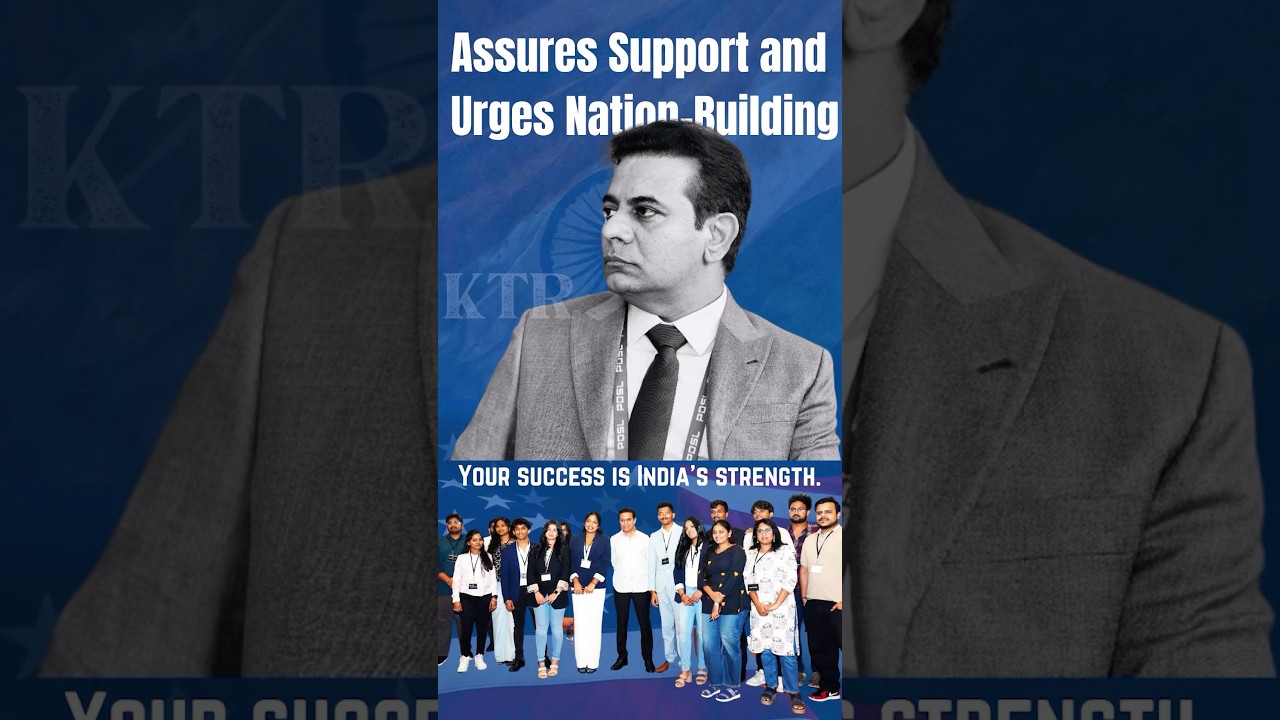 Your success is India&rsquo;s strength | KTR meets students from the University of Texas #KTRInUSA