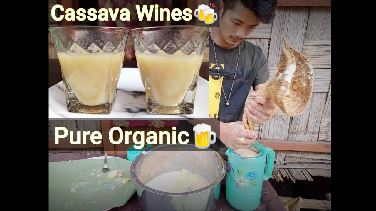 How A Cassava Wines Is Made In Traditional Way || 