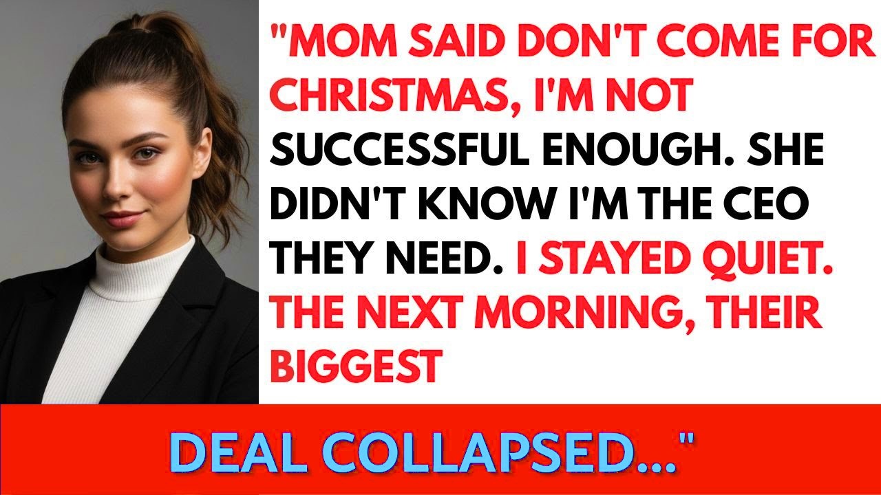 My Family Canceled My Christmas Invitation — So I Pulled Their Million Dollar Deal Overnight