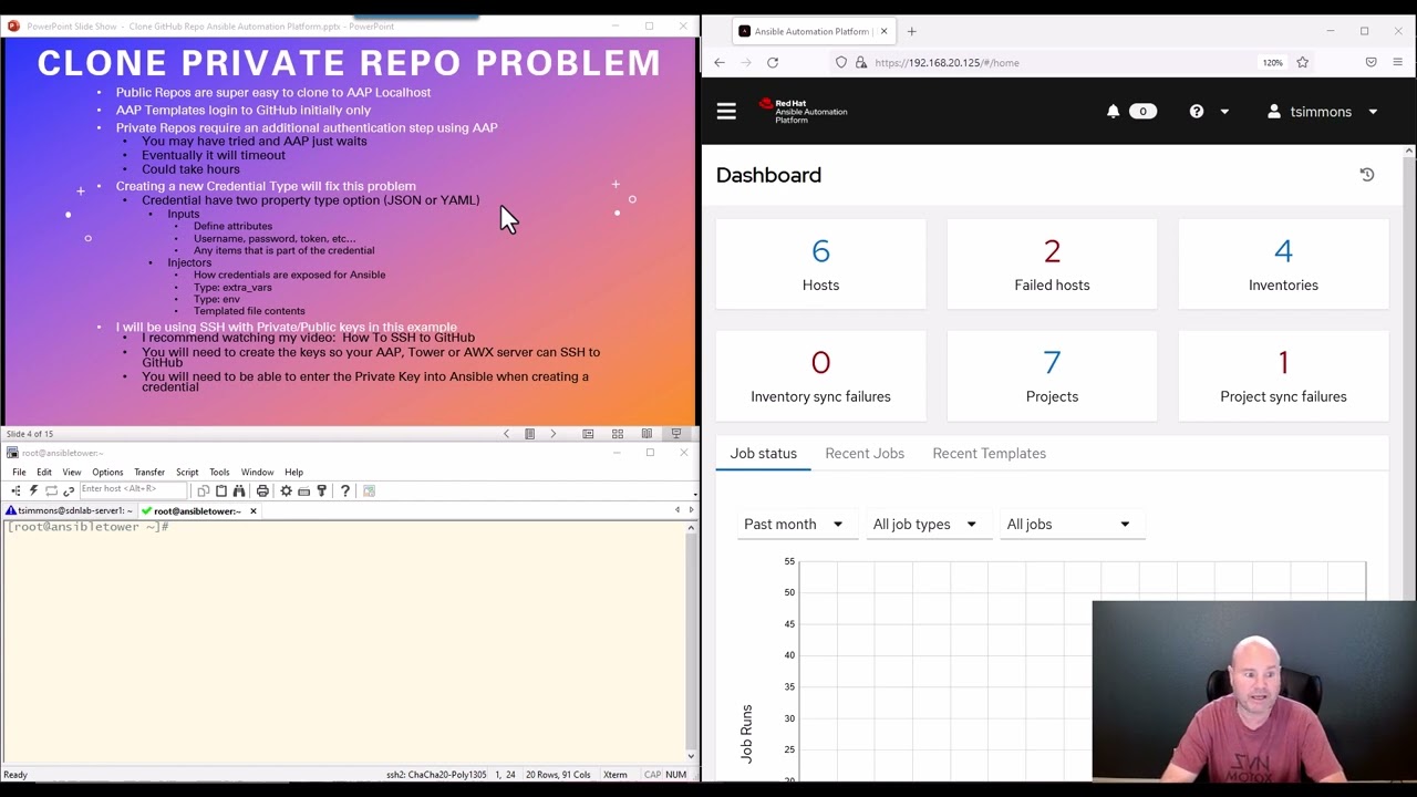 How To Clone Private GitHub Repository - Ansible GUI