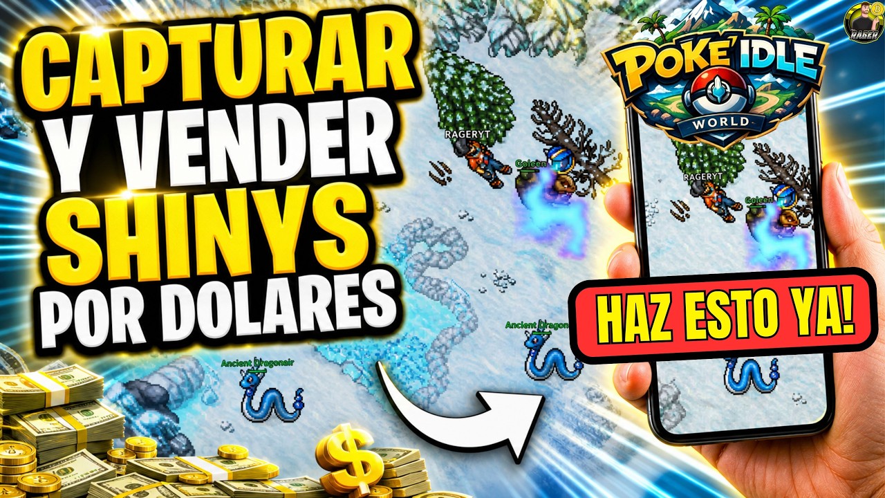 🚀C&oacute;mo CAPTURAR SHINYS y VENDERLOS en Poke Idle World 🚀 Gu&iacute;a Completa FREE TO PLAY