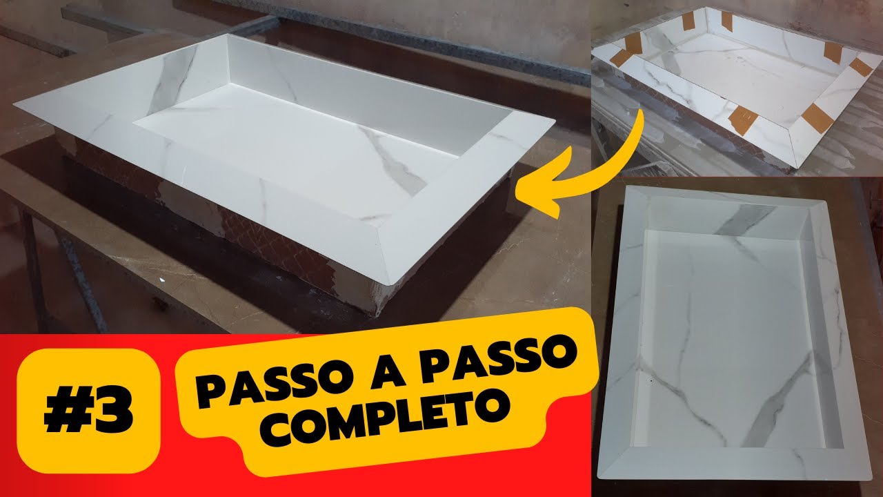 Nicho borda Diamante reforçando a colagem e fazendo acabamento  #acabamento  #nichodeporcelanato