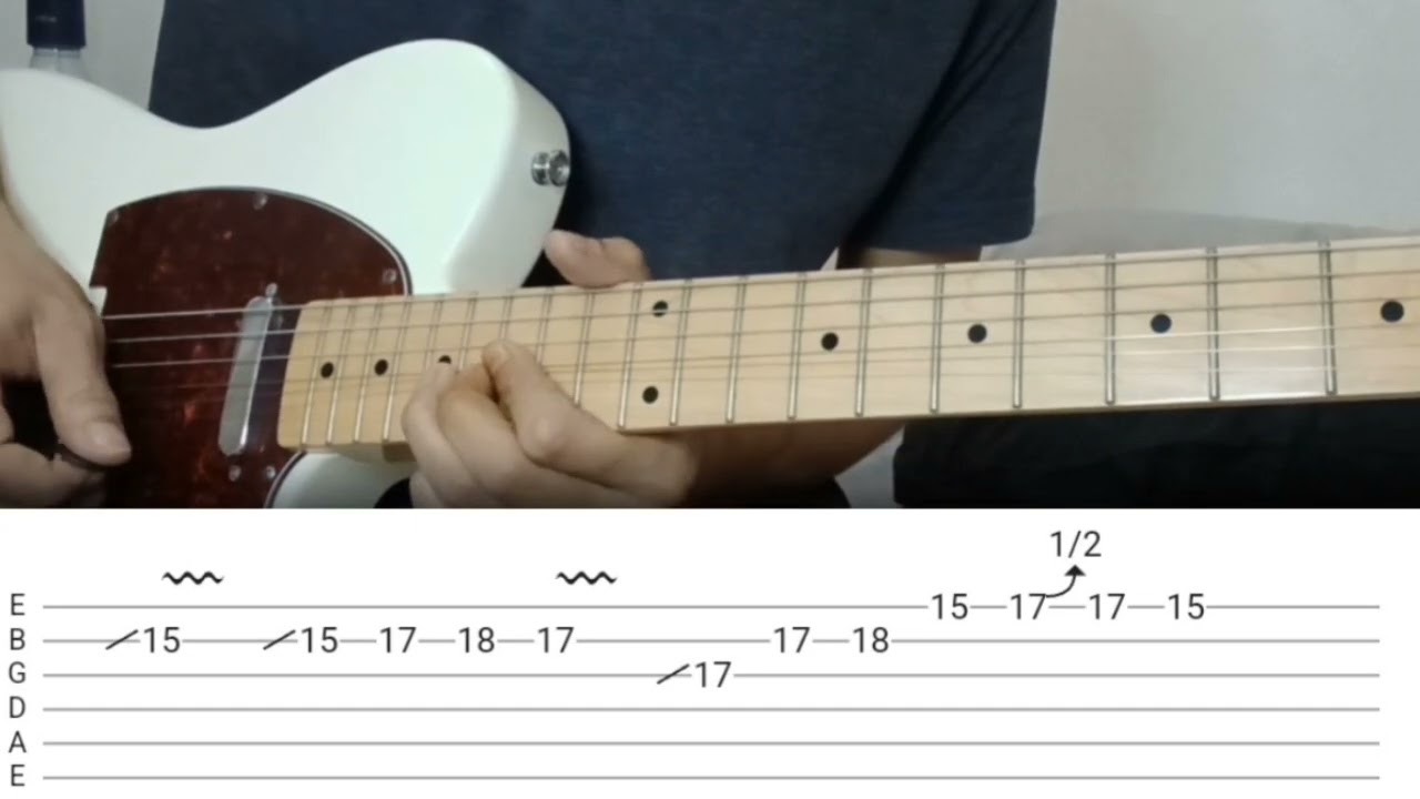 Avenged Sevenfold - Gunslinger guitar solo (Tutorial with Tab)