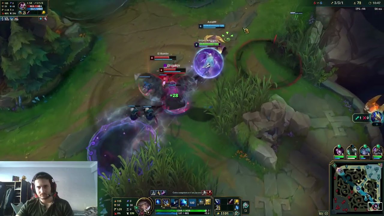 Enorme game de Ashe sur SW! :)