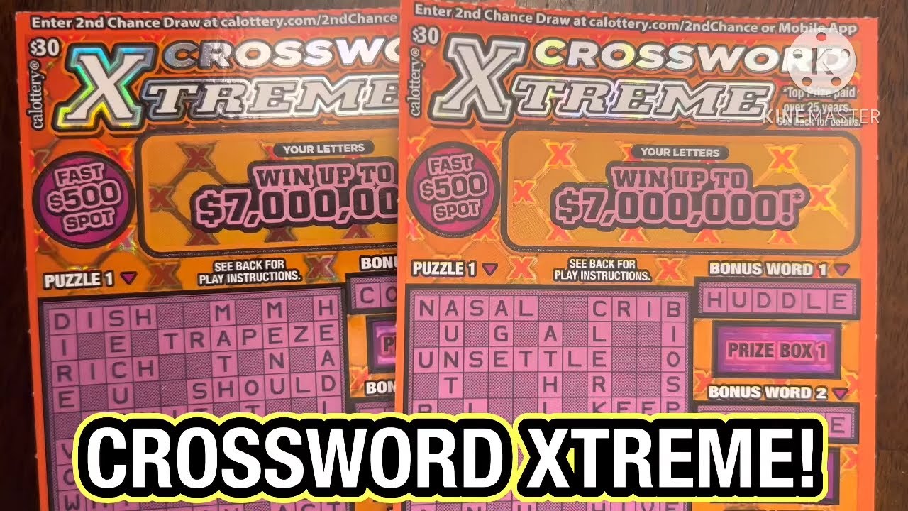 CROSSWORD XTREME! CA Scratchers