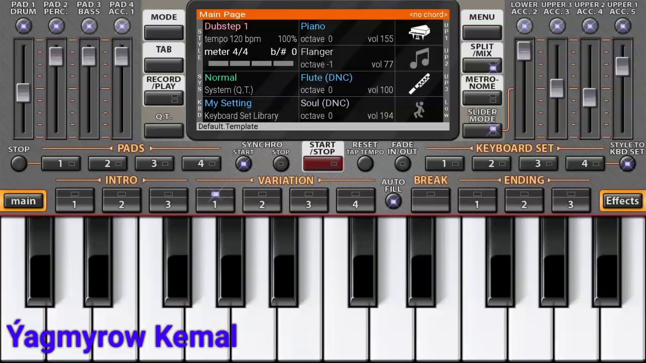 (Janim janim )индийский  музыка обучения (Mobil piano)