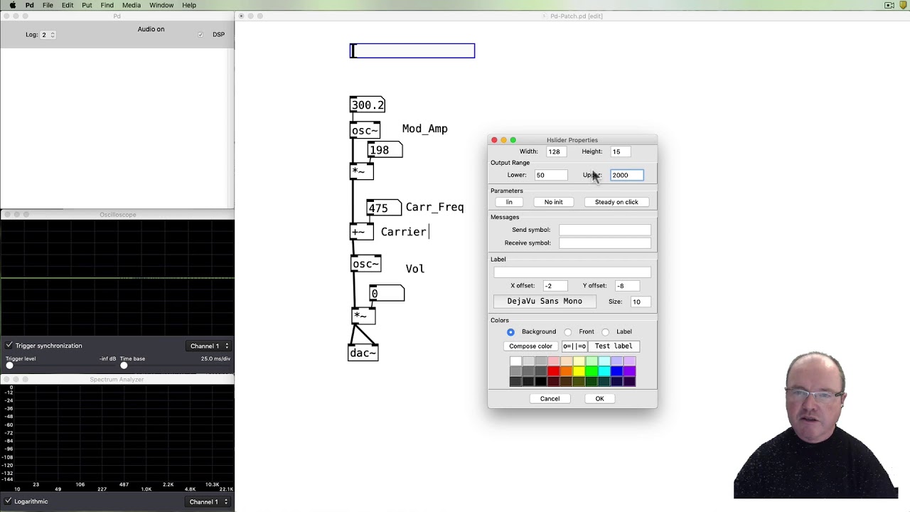 9. Frequency Modulation in Pure Data