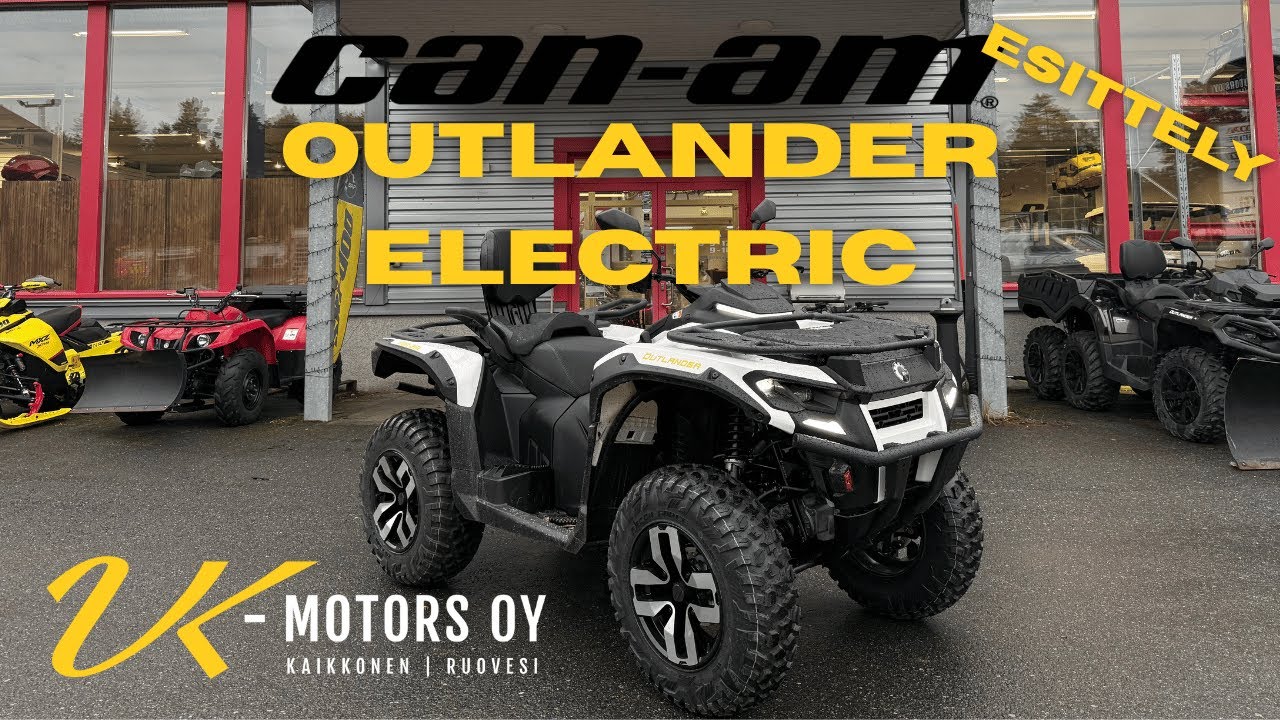Esittelyssä: Can-Am Outlander Max Electric SÄHKÖMÖNKIJÄ!