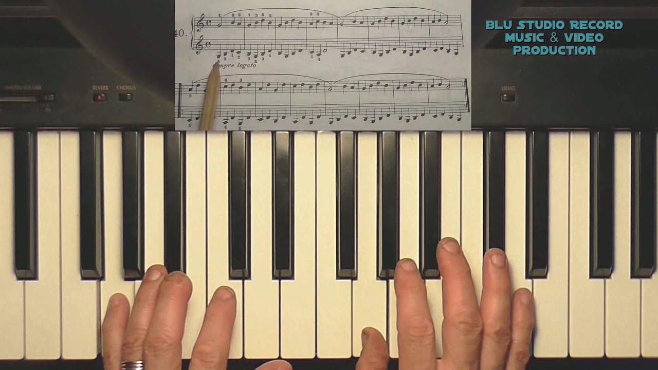 49 Lezioni di pianoforte   Beyer  esercizio 40