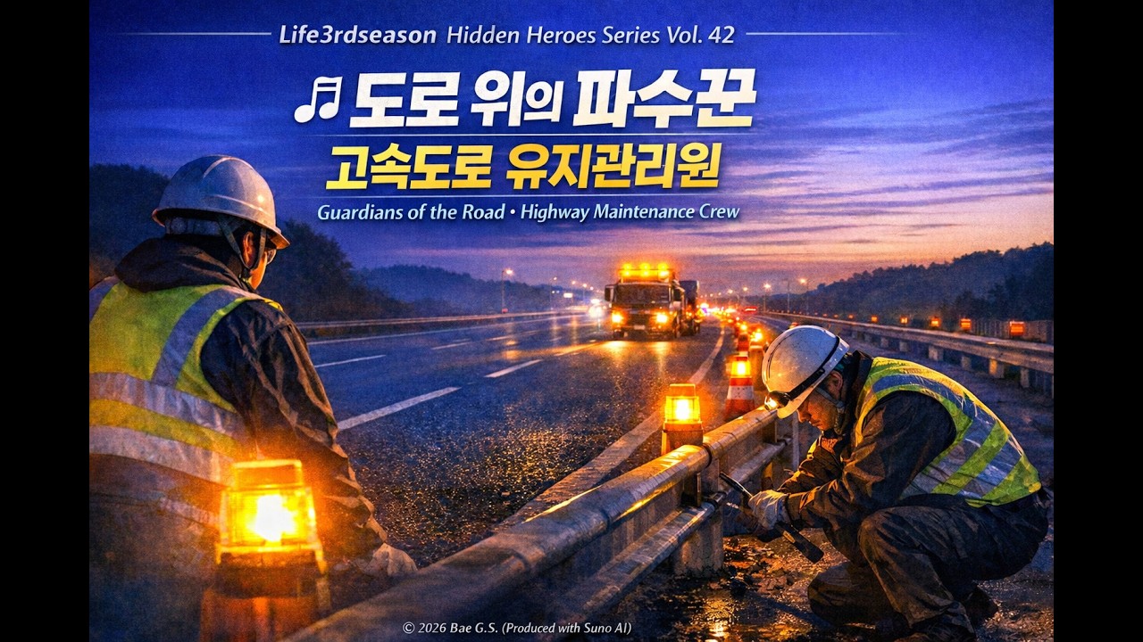 ♬ 도로 위의 파수꾼, 고속도로 유지관리원(Bae G.S. Suno AI, 2026-1042)