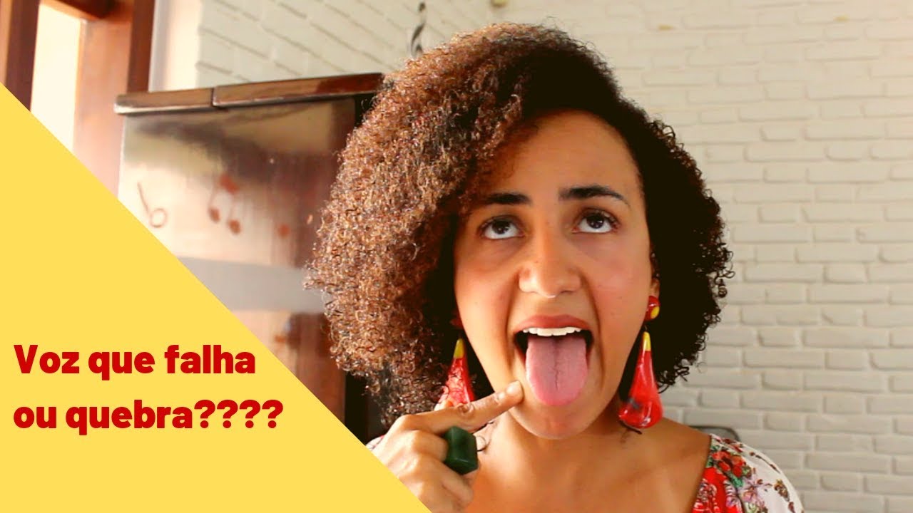 Voz quebrada: como corrigir?