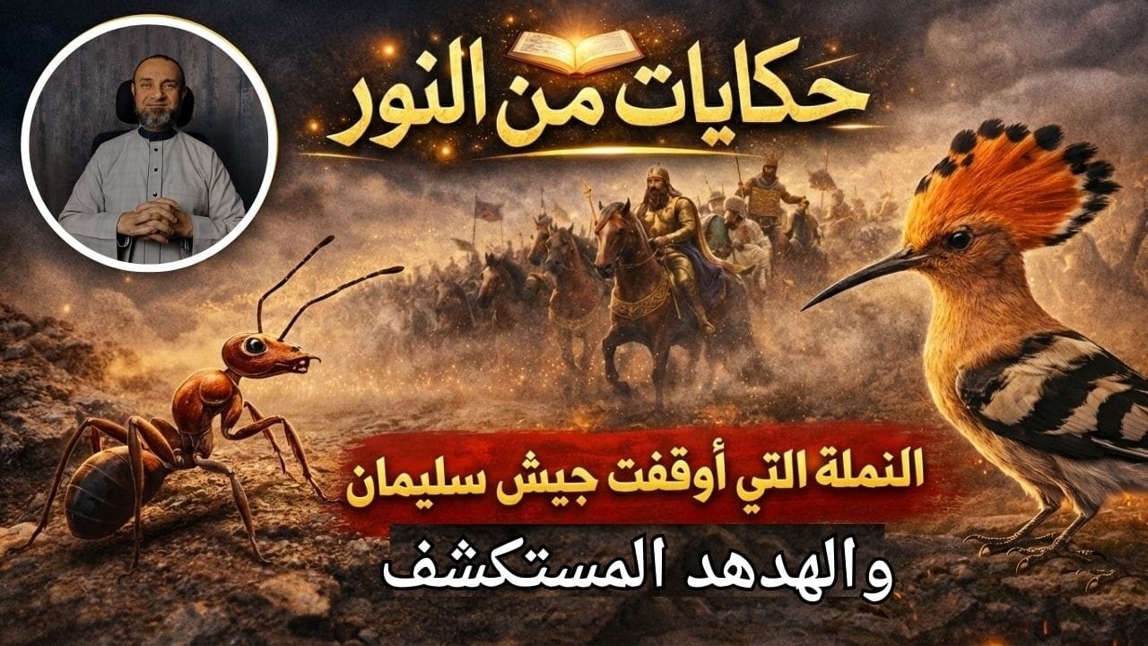 نملة أوقفت جيش سليمان… وهدهد كشف أخطر سر في سبأ | حكايات من النور (2)#حكايات_من_النور