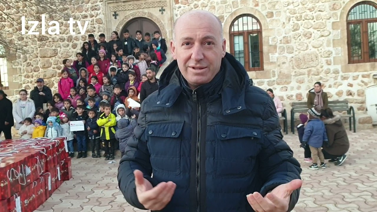Eine Spende Aktion vonAssyrer ohne Grenzen in Schweden für die Kinder in Arkah.