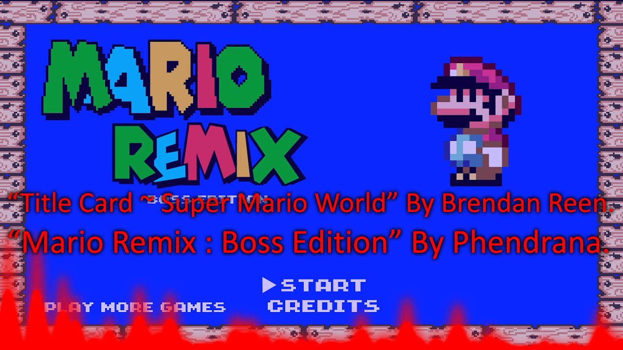 Mario Remix: Boss Edition ~ Title-Screen (Super Mario World) SOUNDTRACK!
