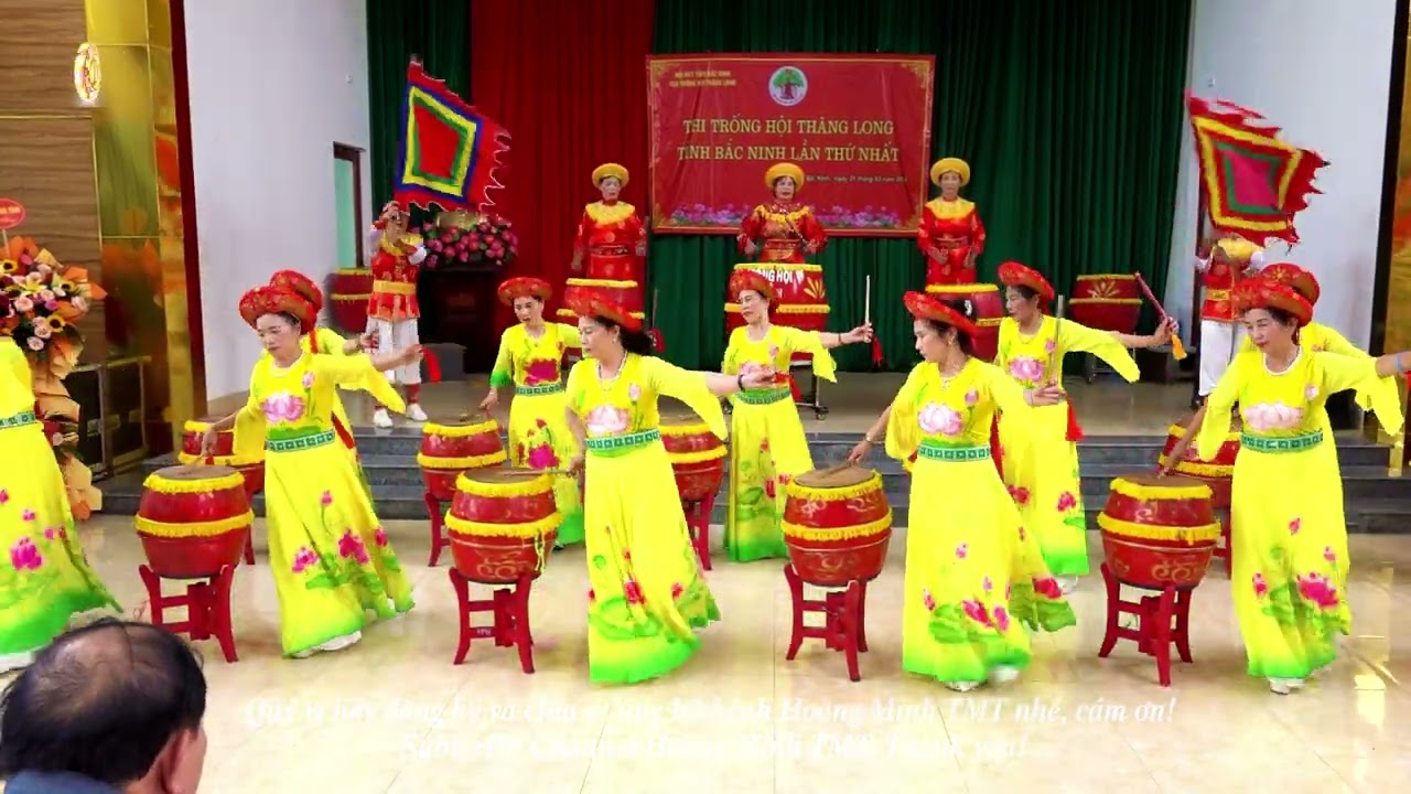 Đội trống Tiêu Sơn - Thi trống hội tỉnh Bắc Ninh lần thứ nhất - 2024