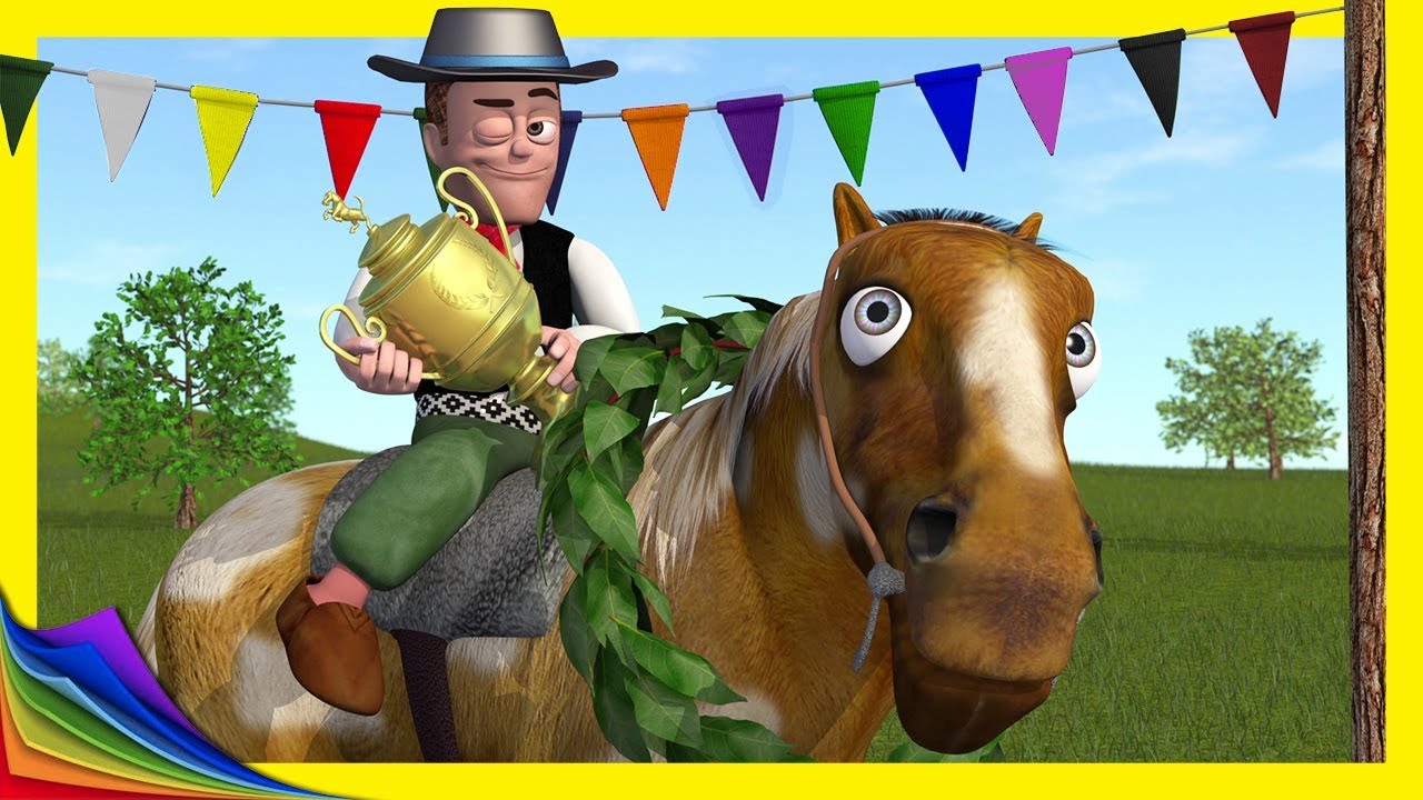 Percheron y la Carrera Multicolor | Aprender los colores en La Granja de Zenón | A Jugar