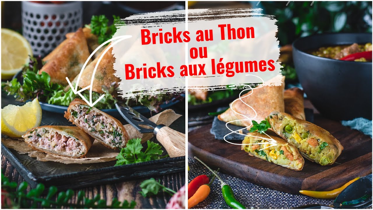bricks au thon ou bricks aux legumes, preparatifs ramadan 2021