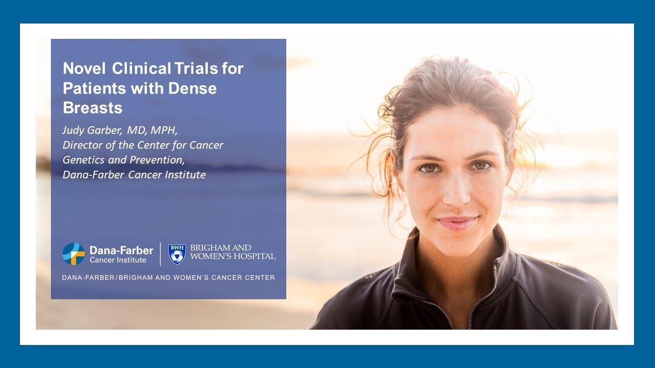 Novel Clinical Trials for Patients with Dense Breasts - Judy Garber, MD, MPH