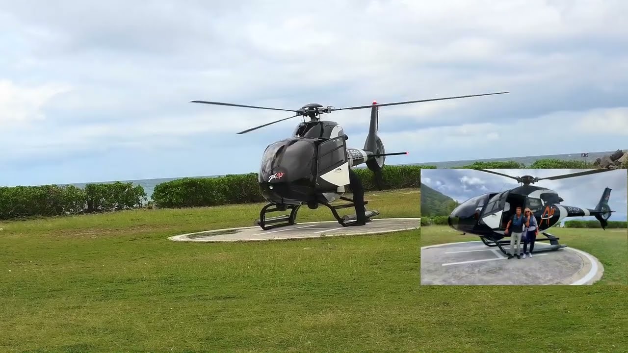 Hilton Labriz Silhouette Seychellen Helicopterflug September  2022