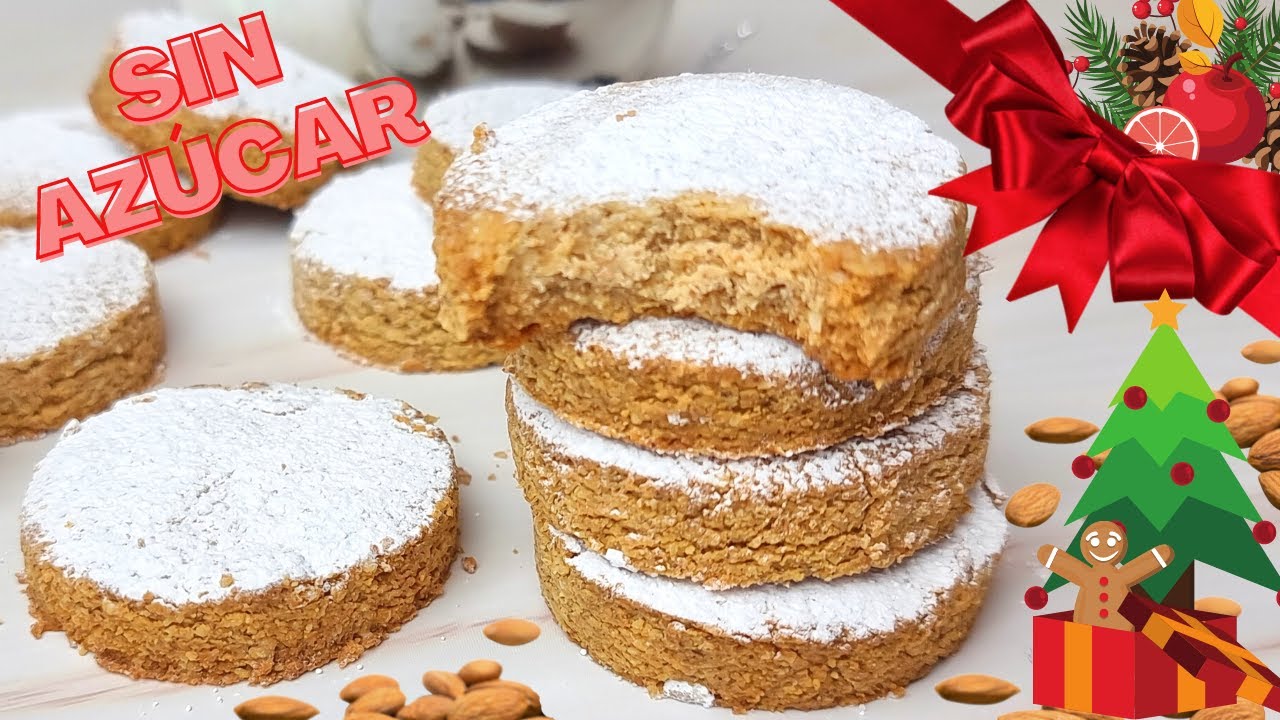 MANTECADOS de Navidad! Los m&aacute;s f&aacute;ciles, r&aacute;pidos y saludables