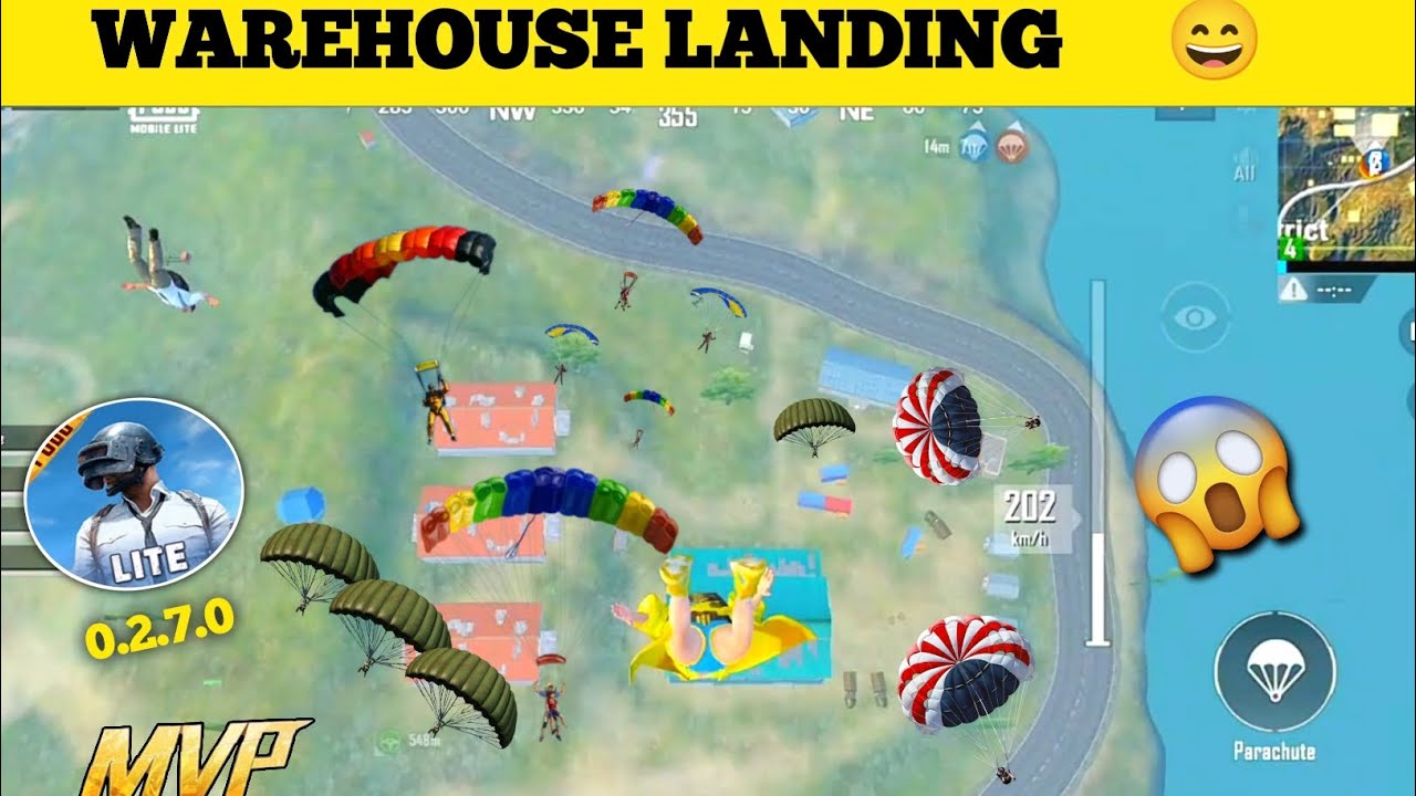 WAREHOUSE LANDING 😱 | Full Squad Rush | PUBG Lite 0.27.0 Pubg Lite come back 🤗 #pubglite #trendingno