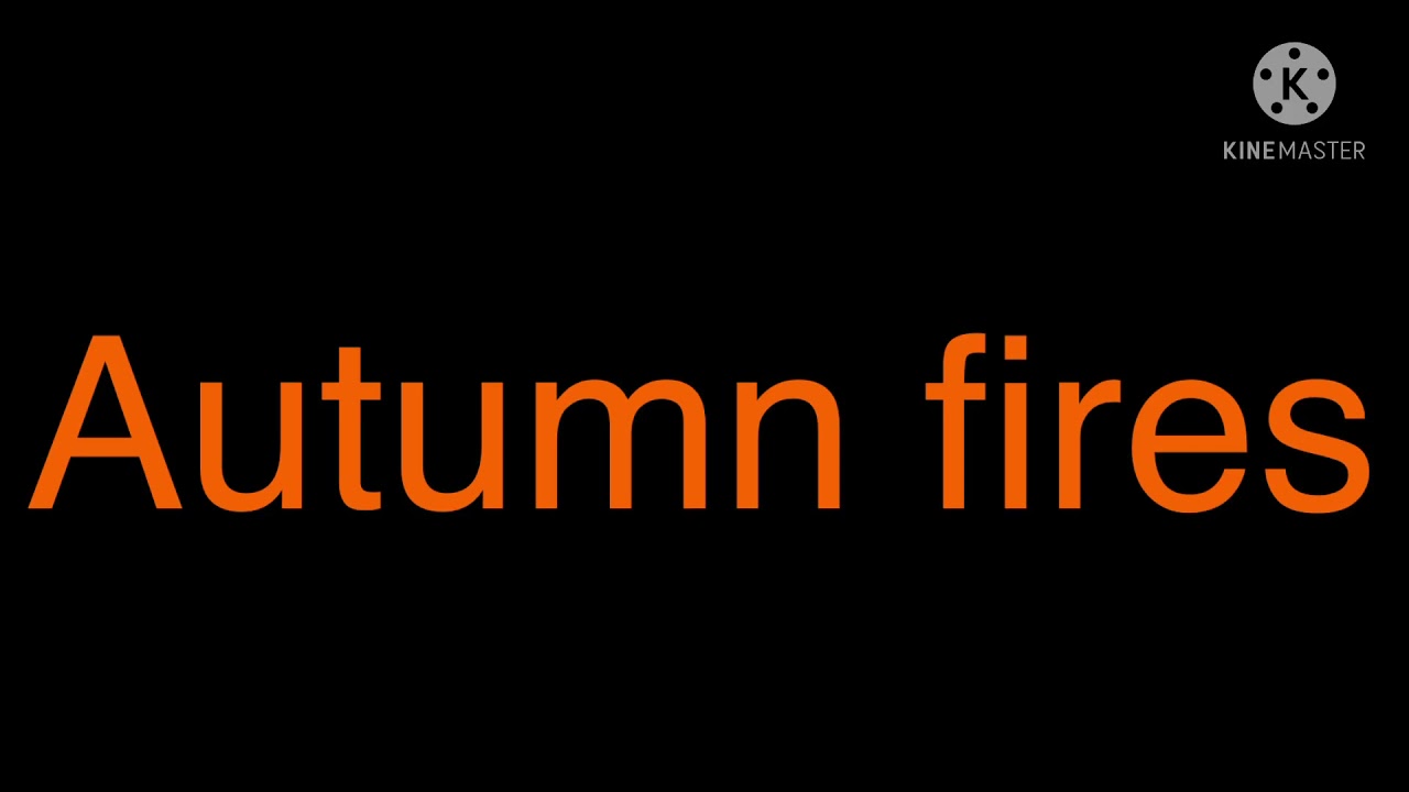 Autumn fires