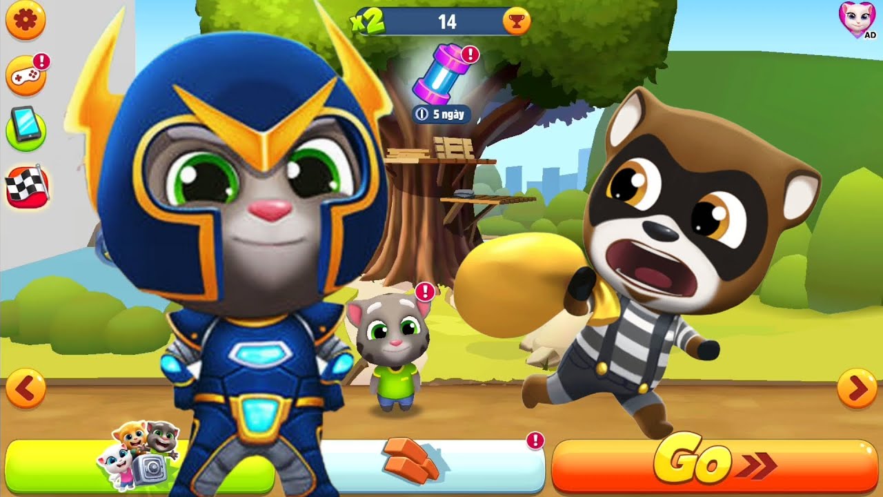 Talking Tom Gold Run Brilliant Race - Hyper Tom - Full Screen Gameplay Walkthrough