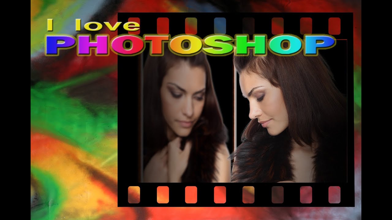 Photoshop tutorial italiano - Ritratto  doppio allo specchio
