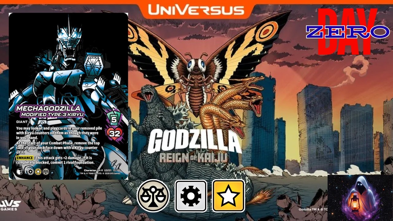 Universus Godzilla Reign of Kaiju Day 0 Build- Mechagodzilla