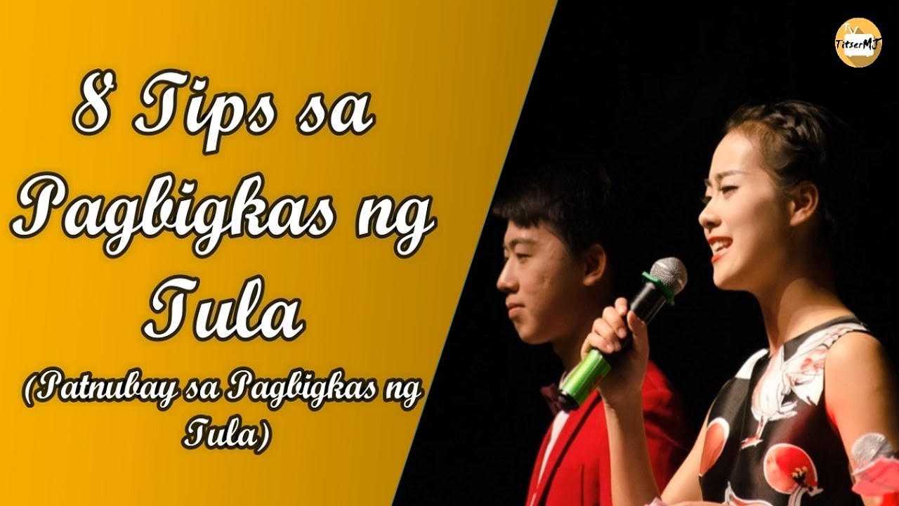 8 Tips sa Pagbigkas ng Tula