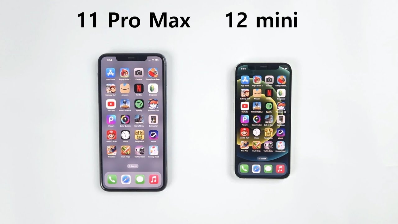 iPhone 12 mini vs 11 Pro Max - 2024 SPEED TEST!