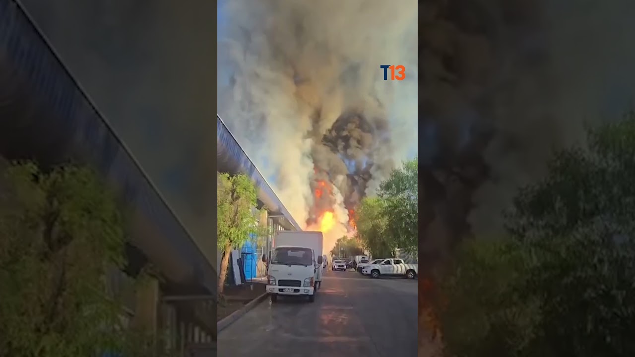 Registro capta el momento de la explosi&oacute;n en Renca