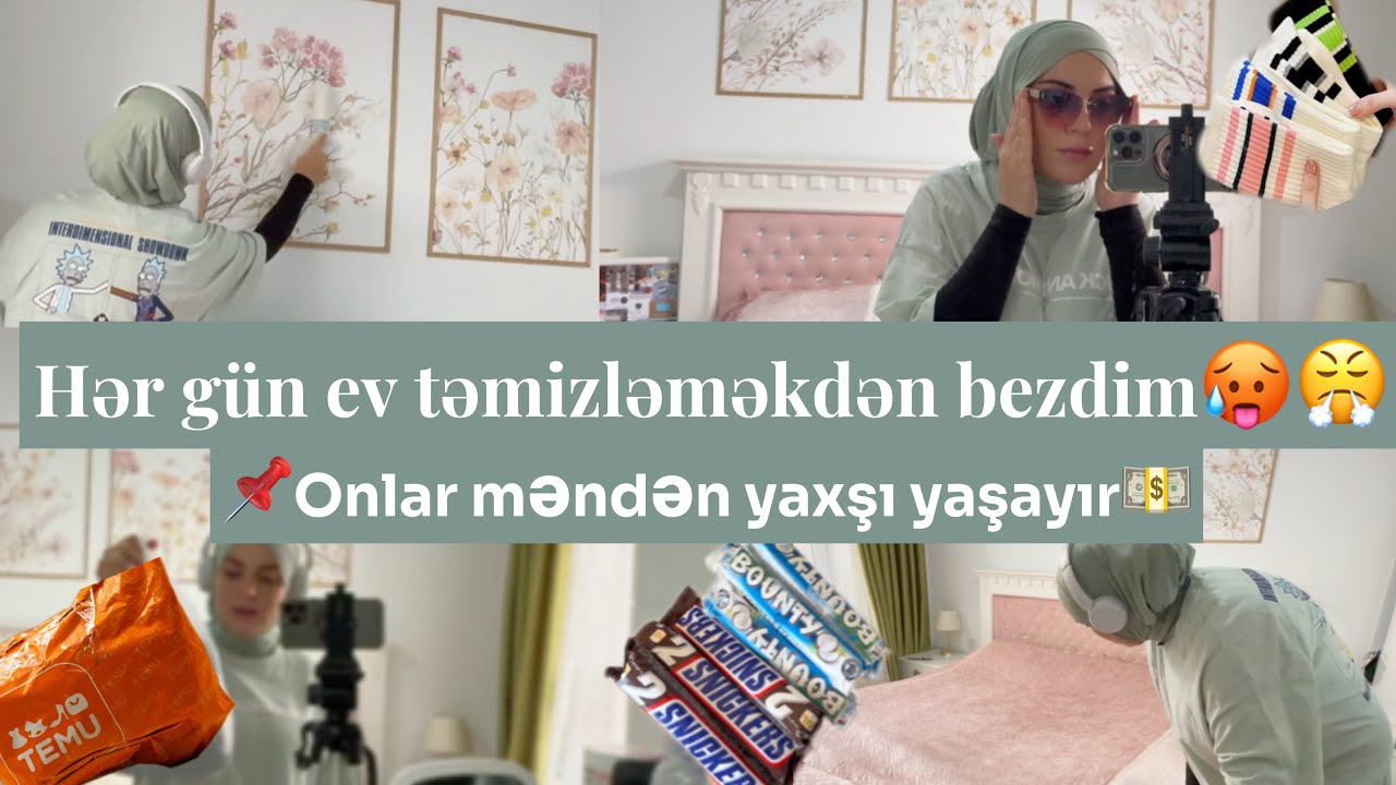📌BU VİDEONU İZLƏMƏDƏN TƏMİZLİK ETMƏ🤫SÖHBƏTLİ  TƏMİZLİK VLOGU